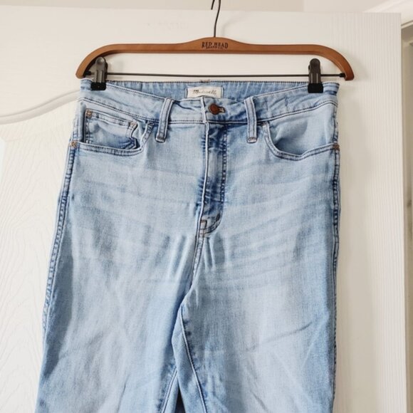 Madewell Curvy Roadtripper High Rise Lightwash Stretch Skinny Jeans 29 - Picture 8 of 9